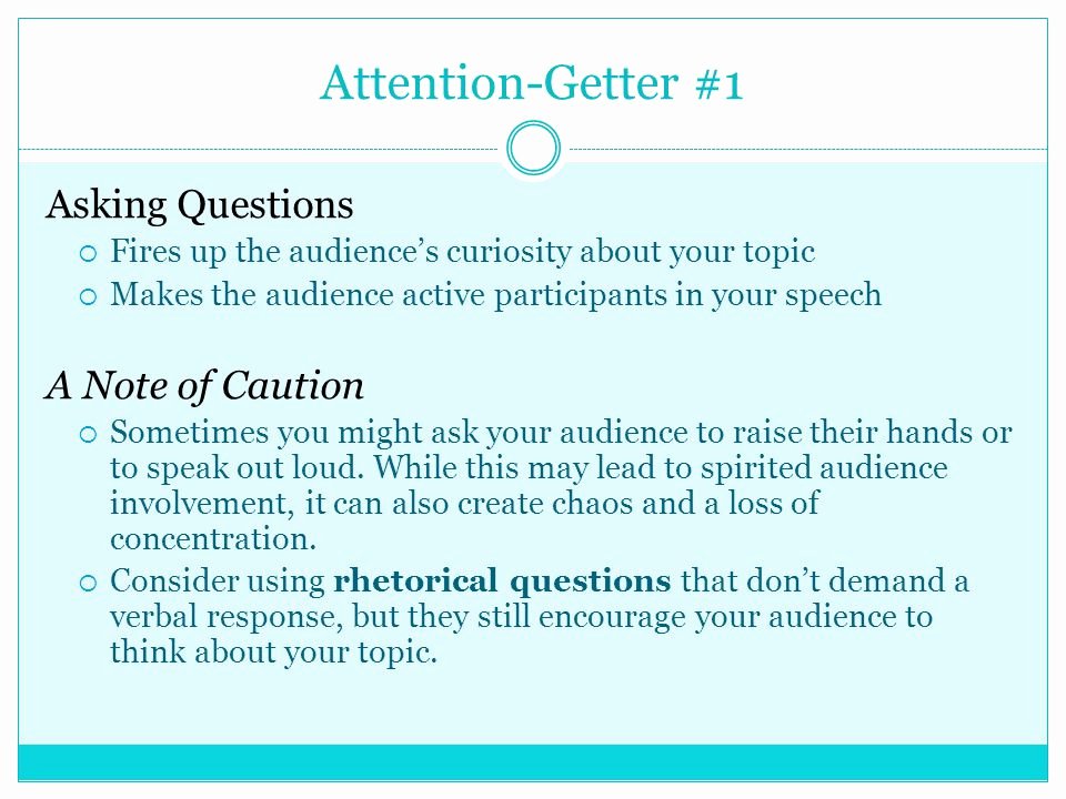 attention getter examples for essays