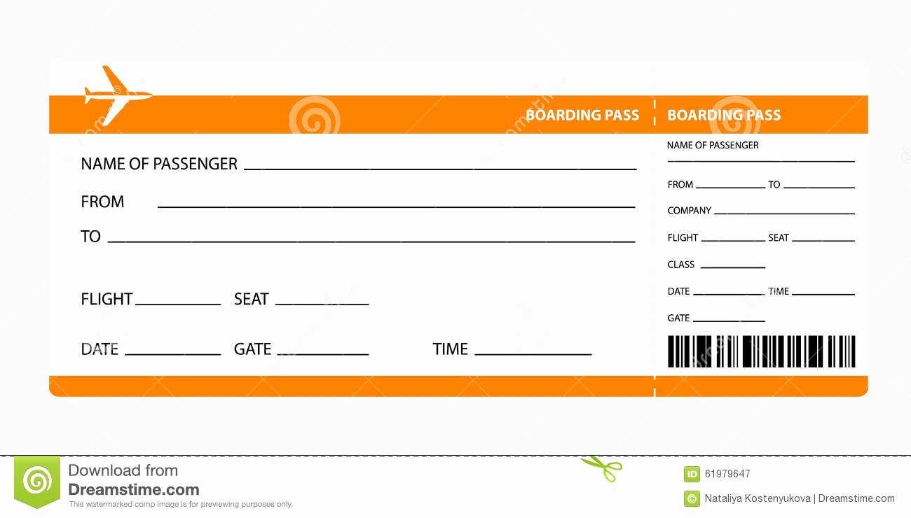 Printable Fake Plane Ticket Confirmation Printable World Holiday