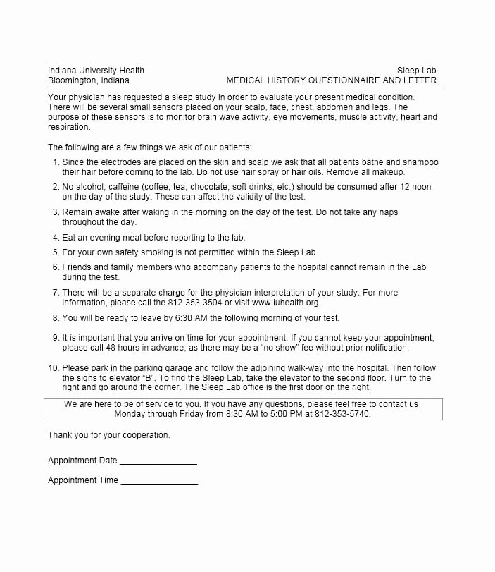 Family Medical History Questionnaire Template New 59 Health History Questionnaire Templates [family Medical]