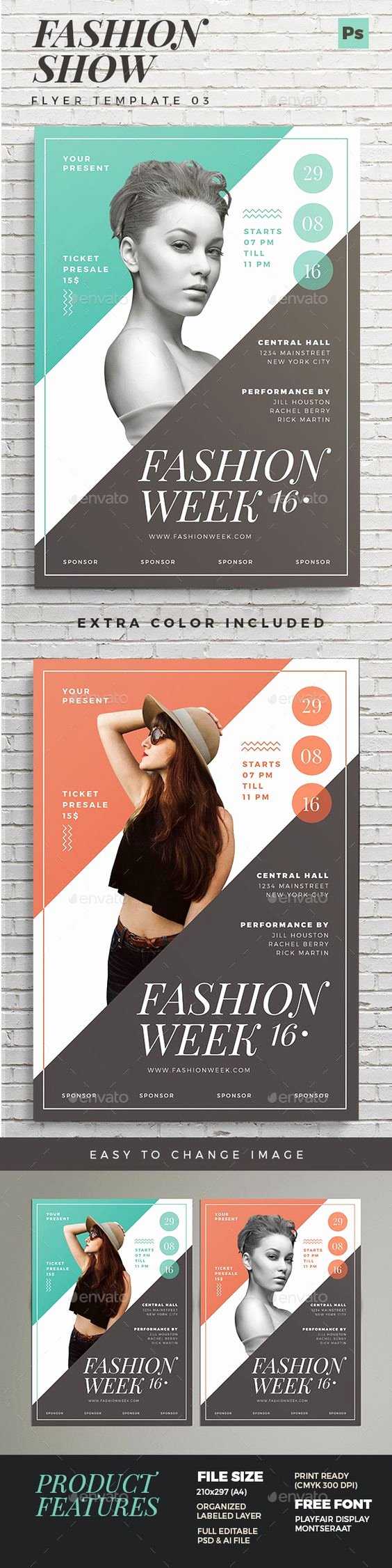 fashion show flyer template beautiful fashion show flyer 03 of fashion show flyer template