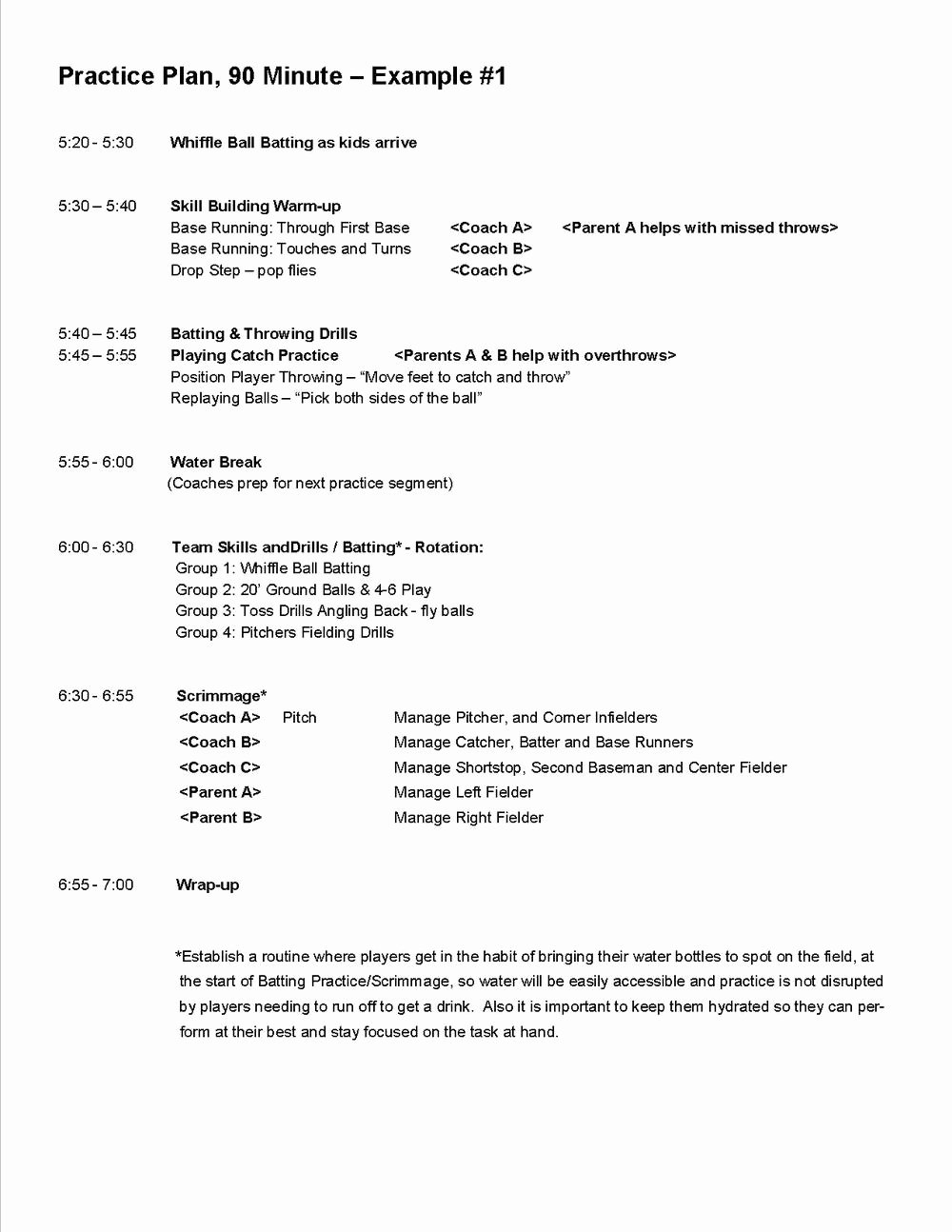 printable soccer practice plans