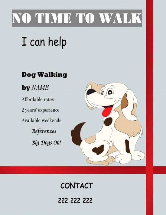 free dog walking flyer template awesome free templates dog walking of free dog walking flyer template