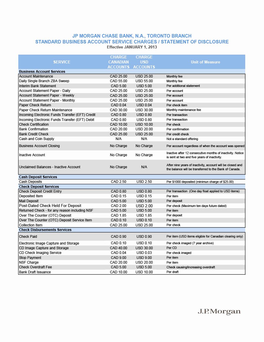 bank statement