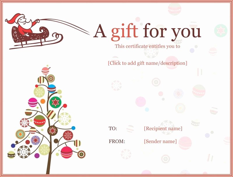 free gift card templates best of christmas gift certificate templates printable of free gift card templates