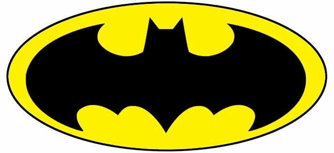 printable batman logo