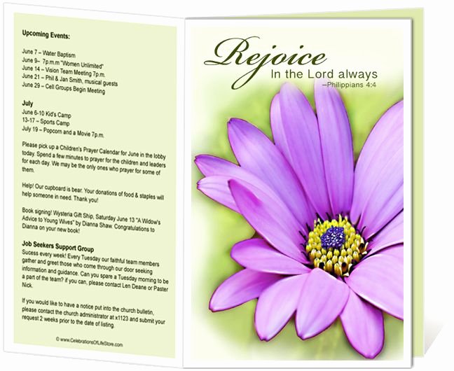 free printable church bulletin templates awesome church bulletin templates flower church bulletin of free printable church bulletin templates