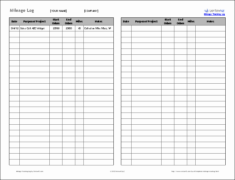 mileage tracking