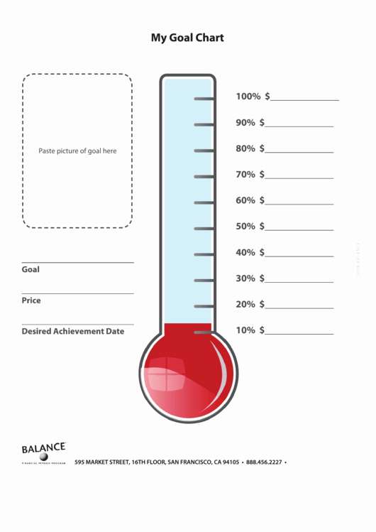 goal thermometer template