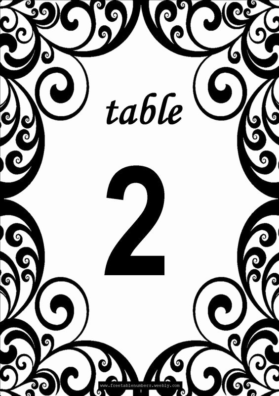 free table number templates 4x6 beautiful free swirls printable diy table numbers free table of free table number templates