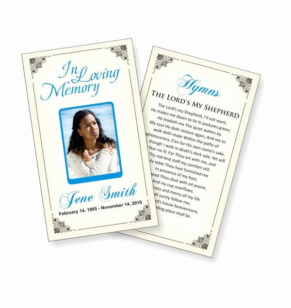 Funeral Prayer Cards Templates Unique Funeral Prayer Cards Templates Funeral Ideas