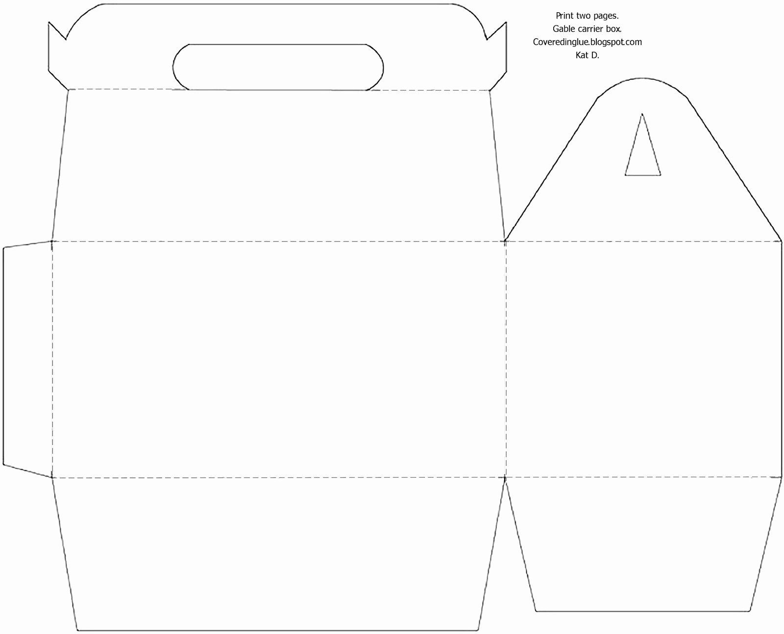 gable box template