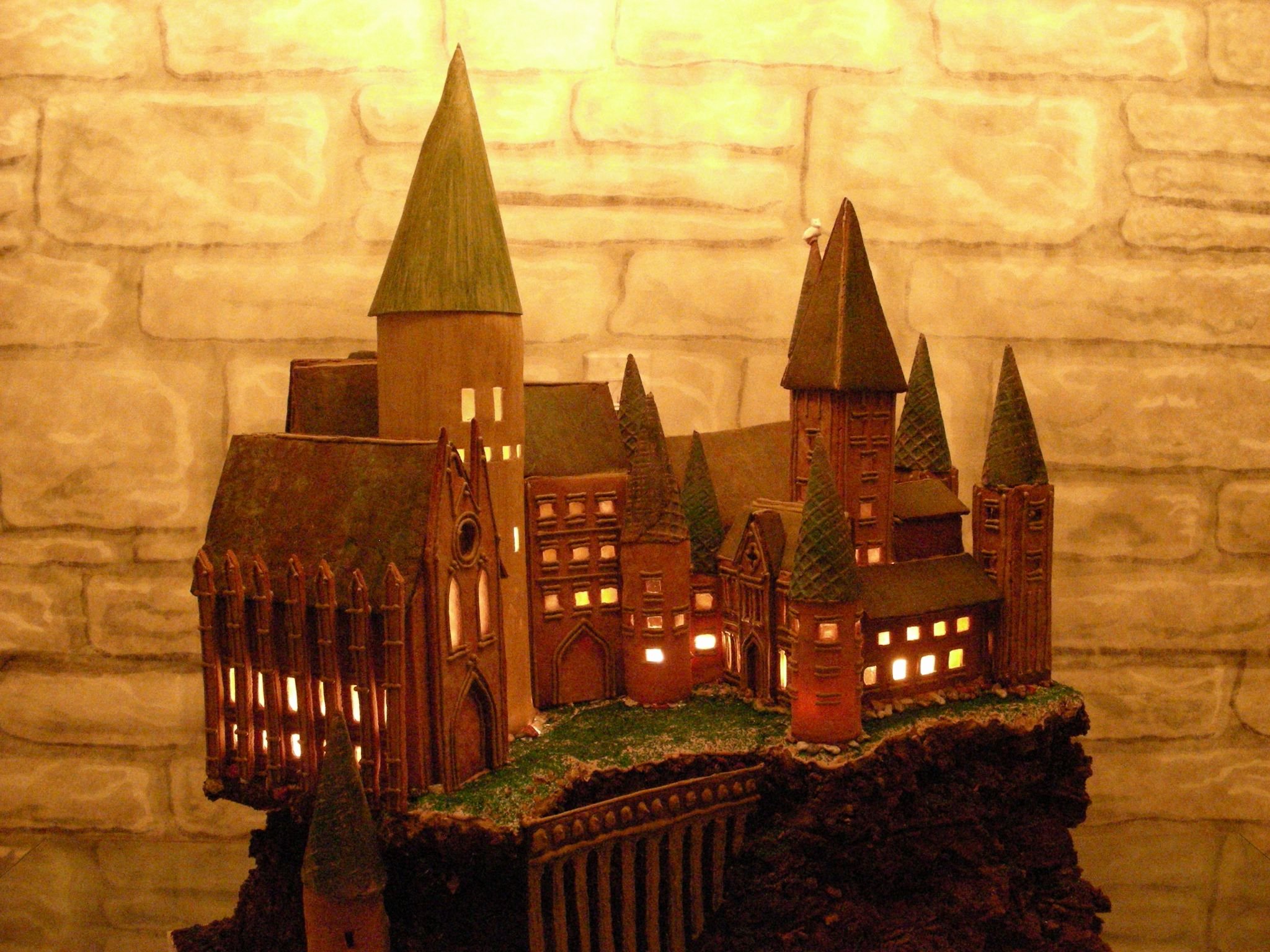 gingerbread castle template awesome hogwarts gingerbread castle plete with internal of gingerbread castle template
