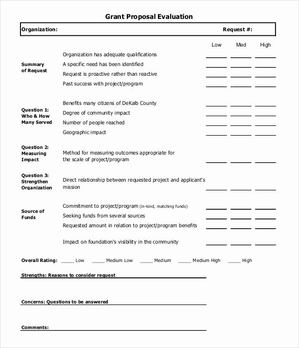 grant proposal template