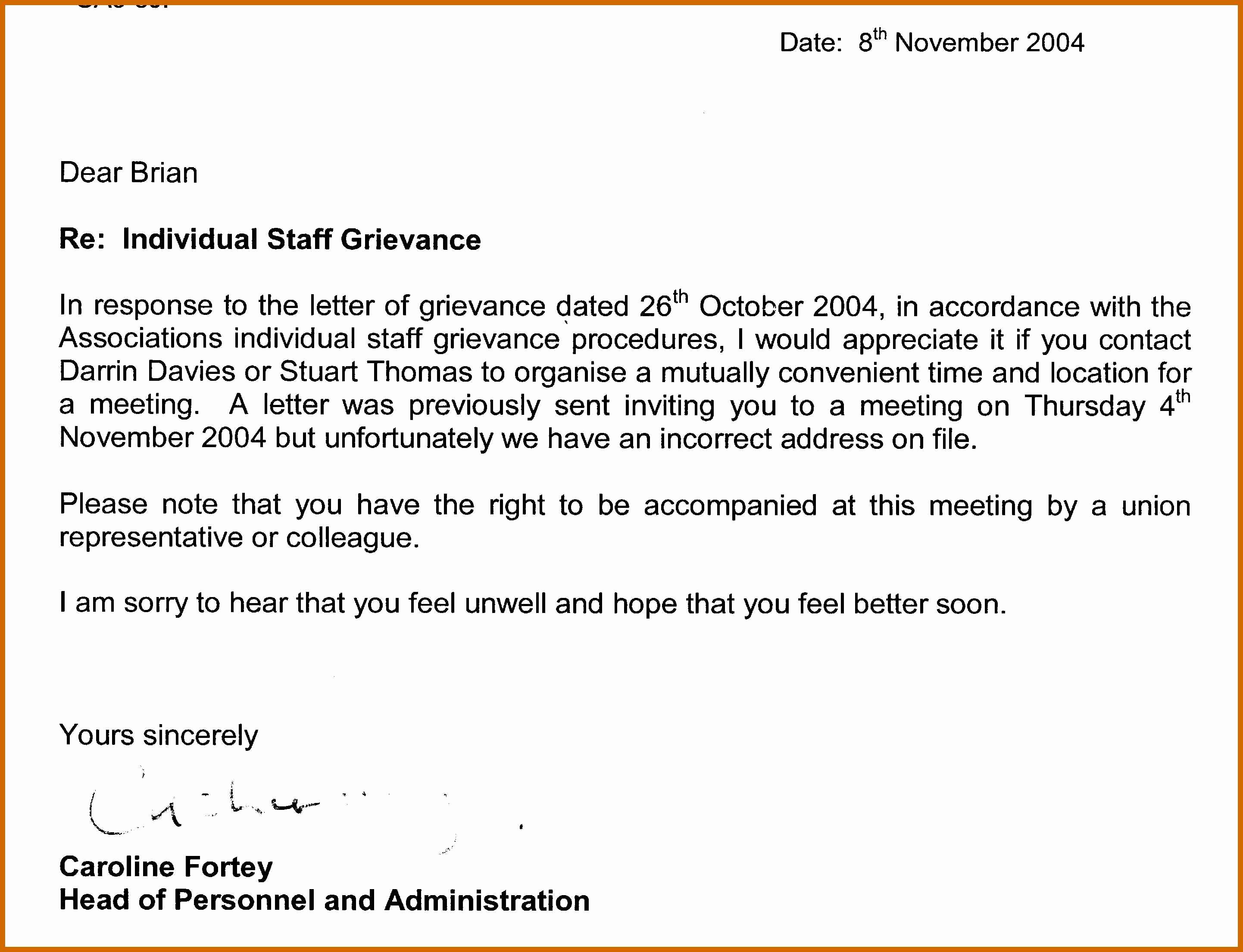 7 8 grievance appeal letter