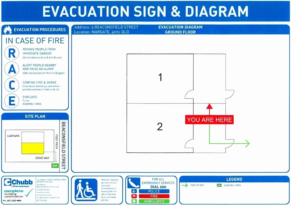 Home Evacuation Plan Template Elegant Free Fire Evacuation Plan Template
