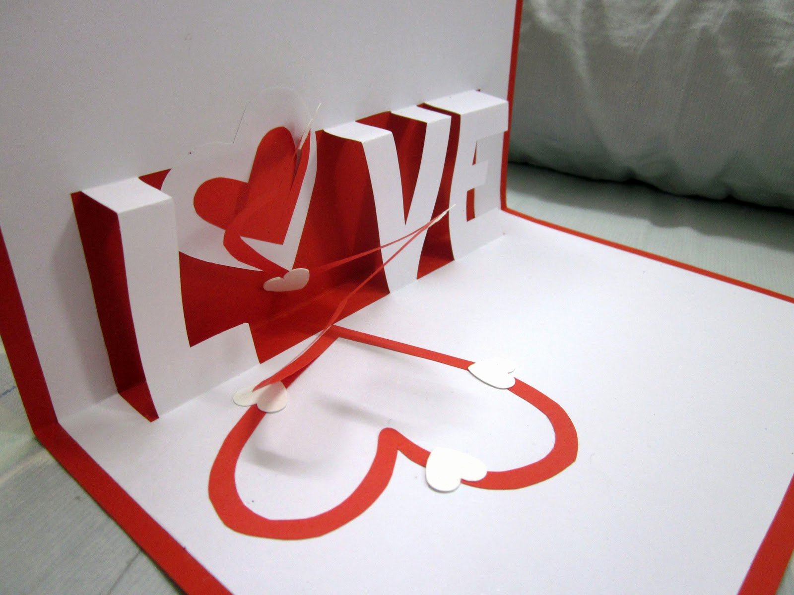 valentine day pop up cards