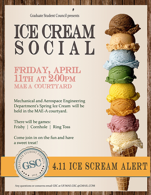 Print Ice Cream Social Flyer