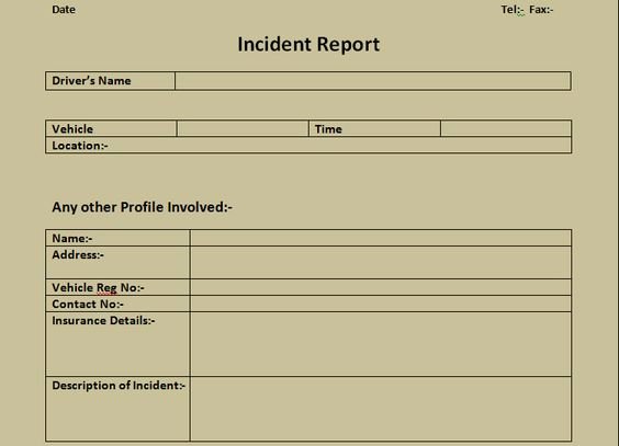 incident report log template inspirational get incident report form excel template of incident report log template