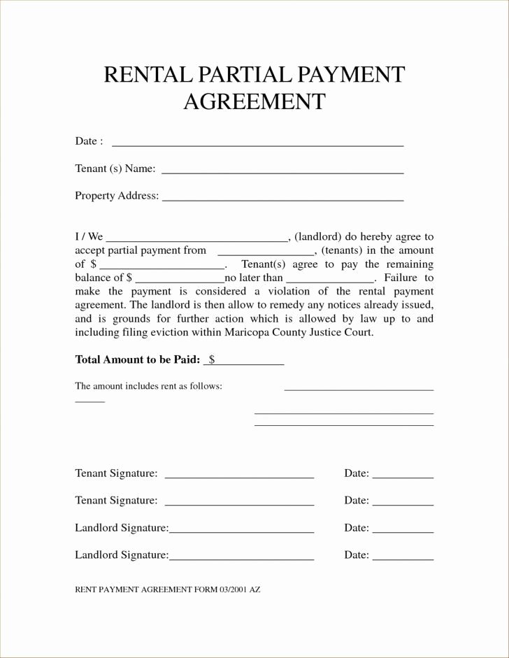 partial payment installment agreement form