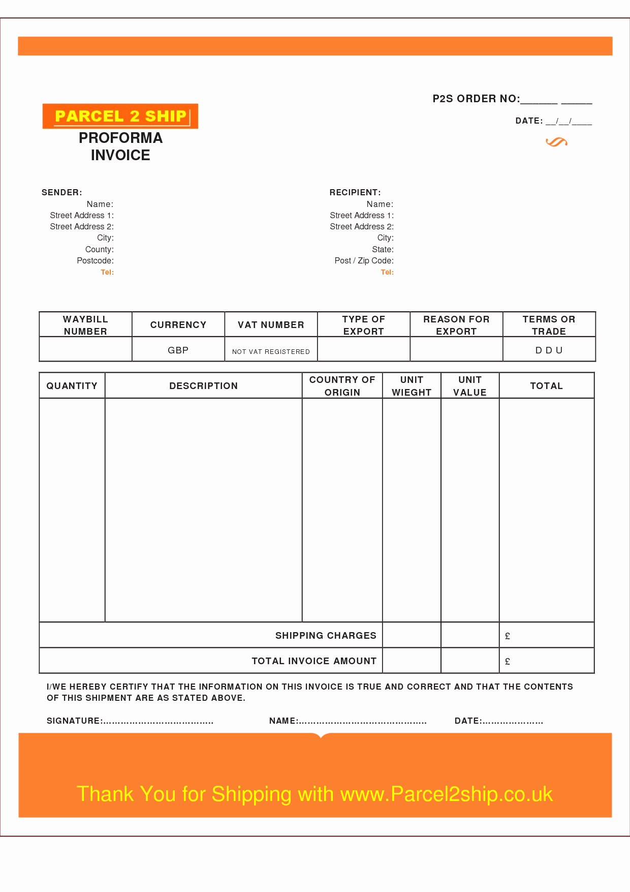 proforma invoice template pdf 862