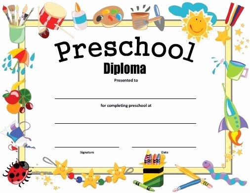 kindergarten graduation program template free new free printable preschool diploma of kindergarten graduation program template free