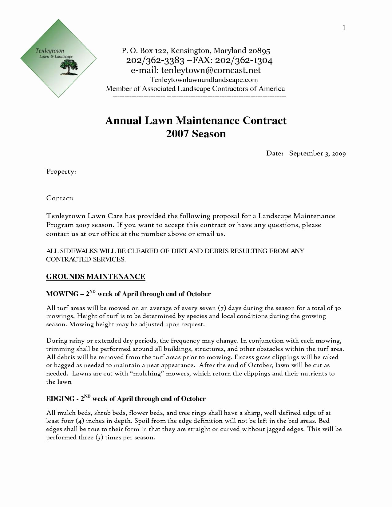 landscaping bid templates anuvrat info lawn care job bids xcyyxh