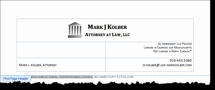 law firm letterhead 466