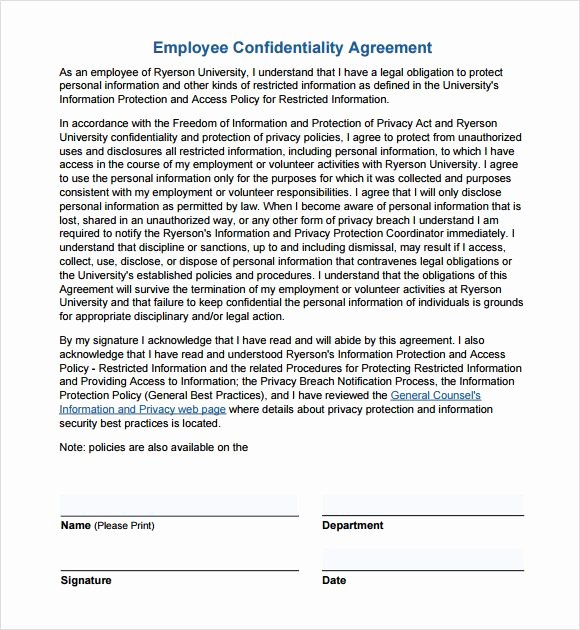 letter of confidentiality template unique employee confidentiality agreement non disclosure of letter of confidentiality template