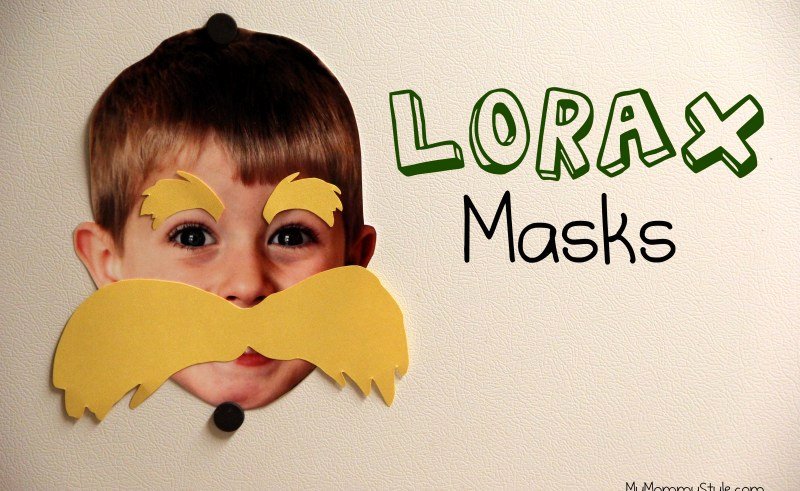 lorax mustache template printable