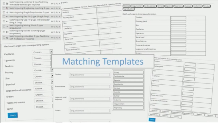 create learning objectives in your moodle quiz templates