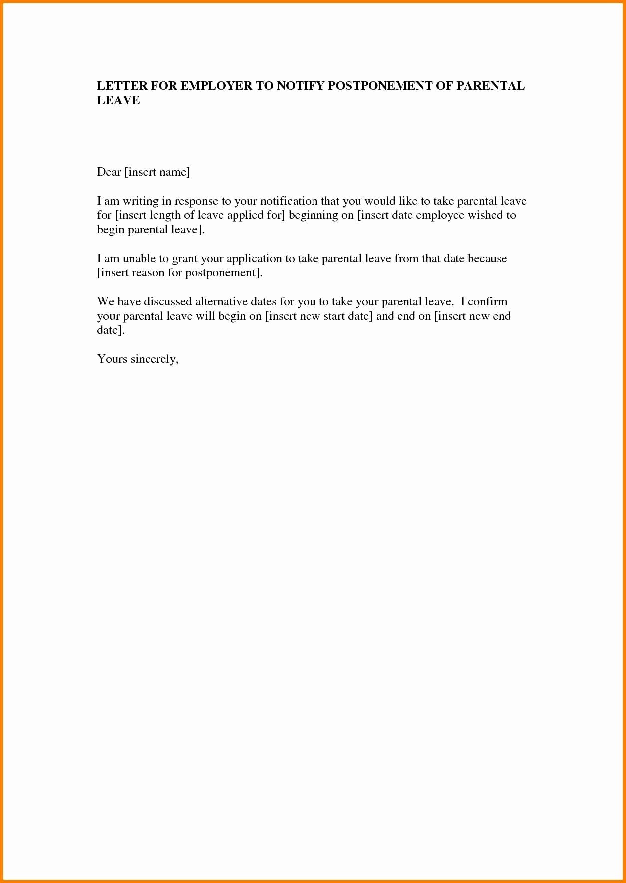 maternity leave letter to employer template uk