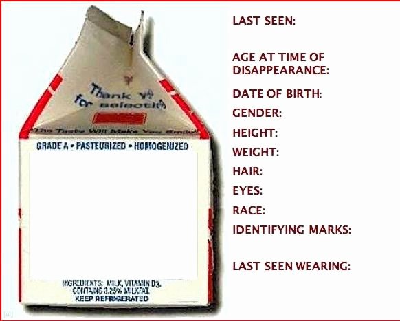 post milk carton missing generator