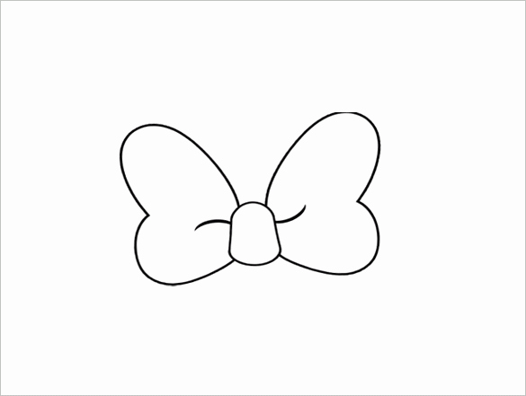 8 printable minnie mouse bow templates free premium templates regarding minnie mouse bow template