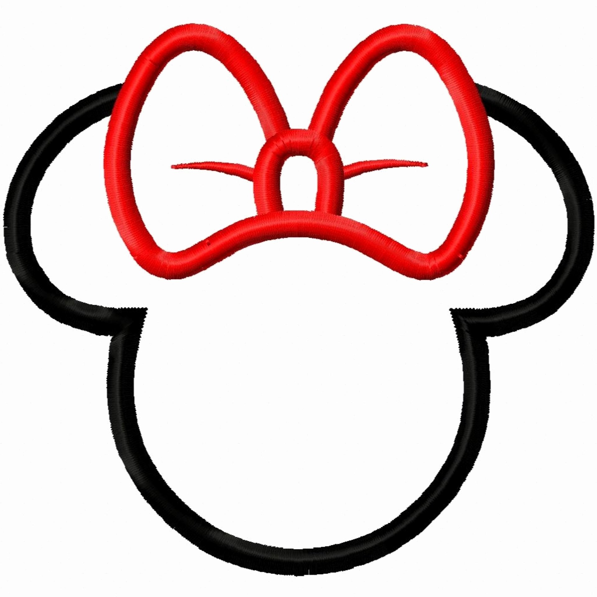 minnie mouse head templates