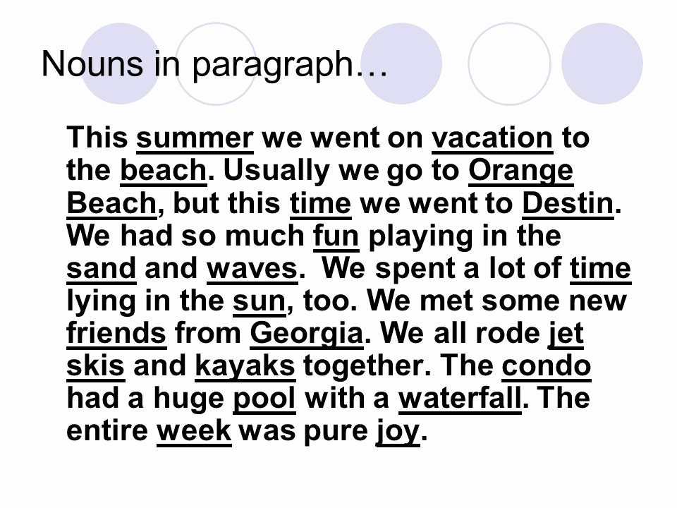 summer trip paragraph