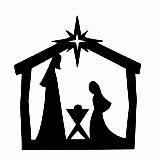 nativity scene silhouette pattern awesome silhouette of nativity scene silhouette pattern