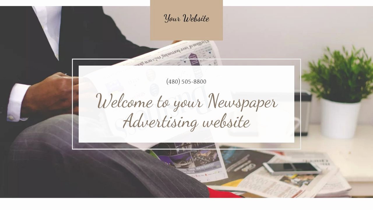 Newspaper Advertisement Template New Example 17 Newspaper Advertising Website Template