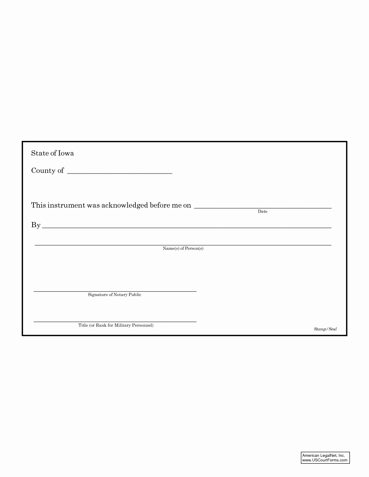 post north carolina notary statement template