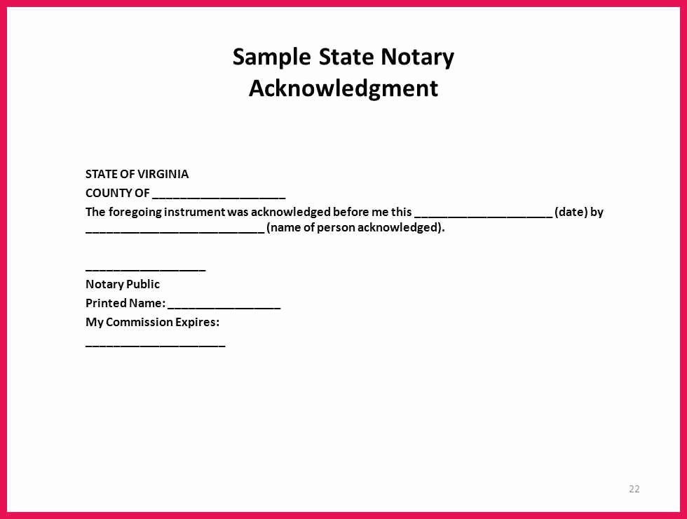 Notary Signature Blocks