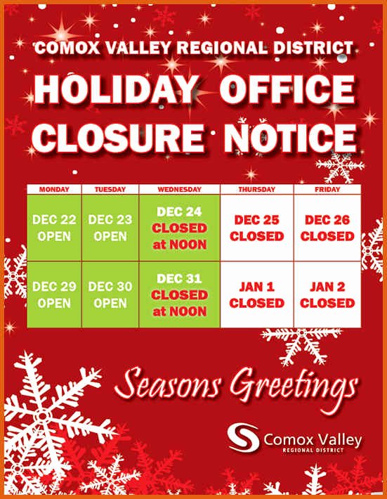 holiday hours sign template free
