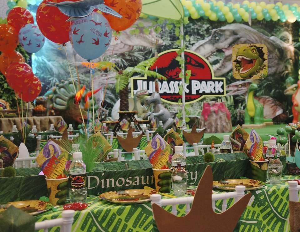 Party City Dinosaur Party Beautiful Dinosaurs Birthday &quot;jurassic Park&quot;