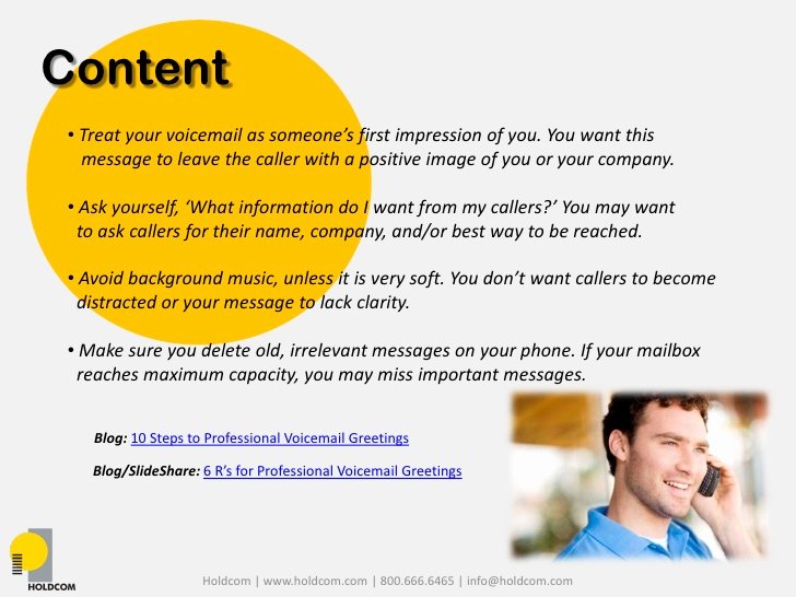 business and personal voicemail etiquette