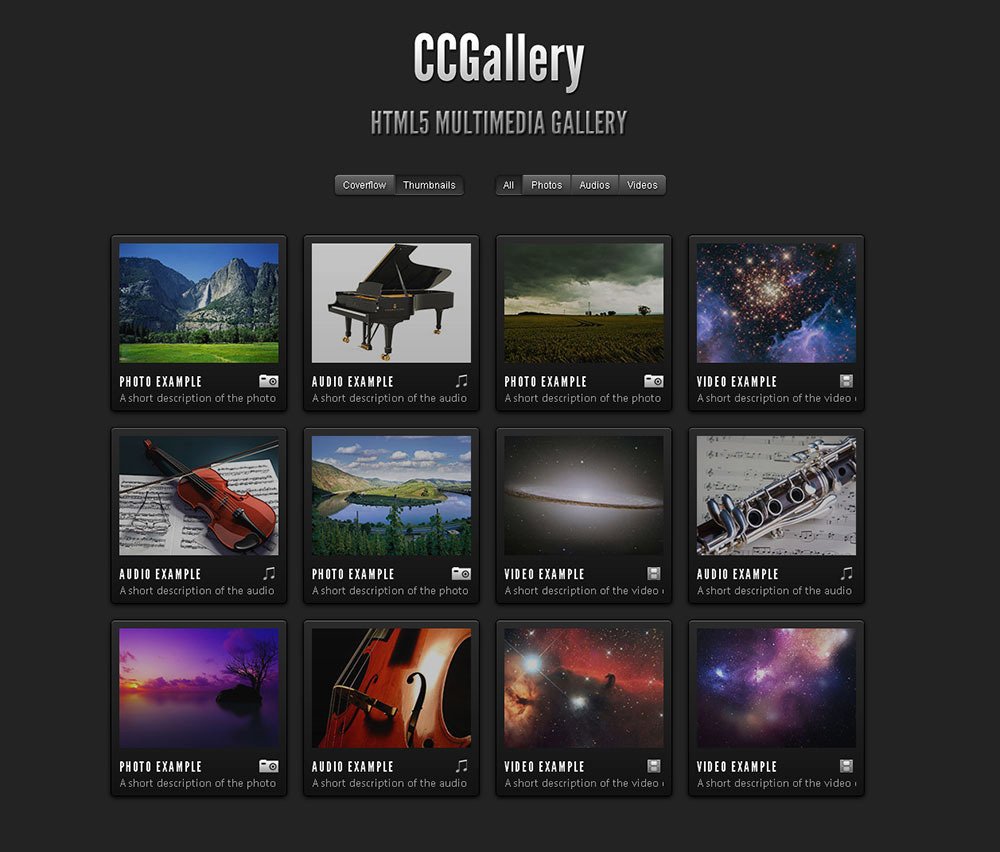 photo gallery template html5 best of ccgallery html5 multimedia gallery by cosmocoder of photo gallery template html5