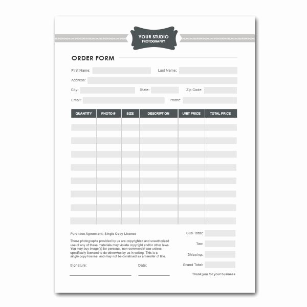 photography order form template free unique squijoo graphy studio order form template of photography order form template free