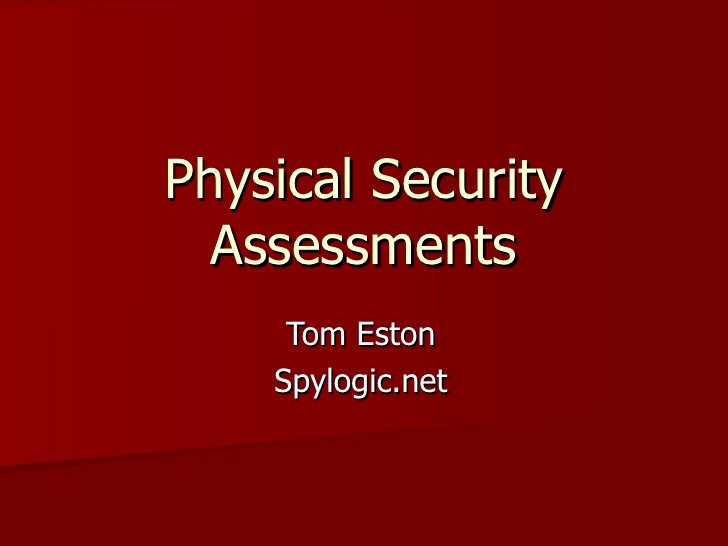 physical security audit checklist 17
