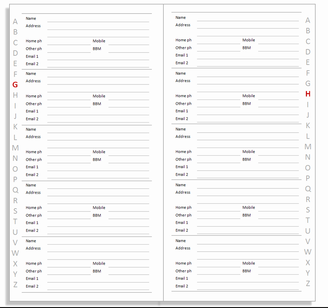 an address book for midori travelers