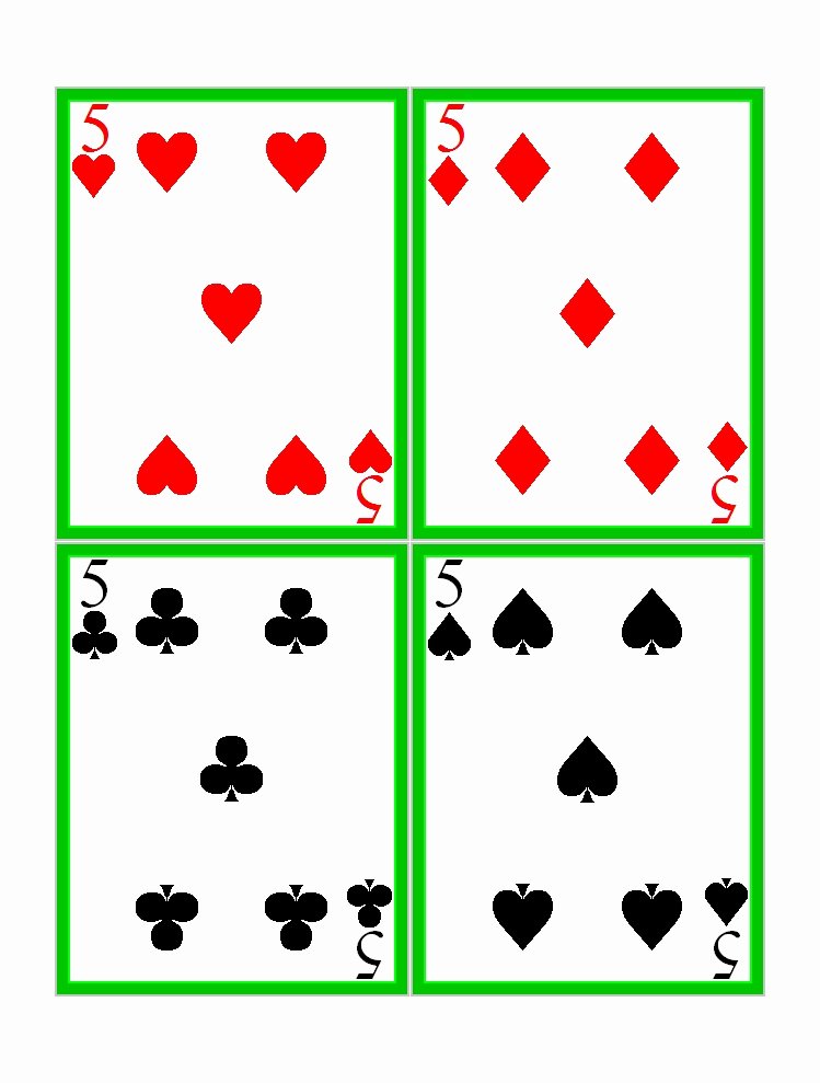 printable playing cards