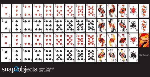 Printable Blank Playing Cards Best Of Free Vector Playing Cards Deck