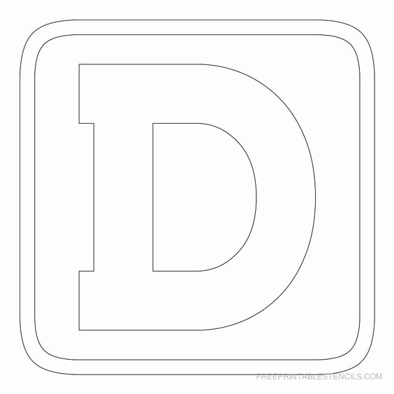 printable block letters template best of letter d printables of printable block letters template