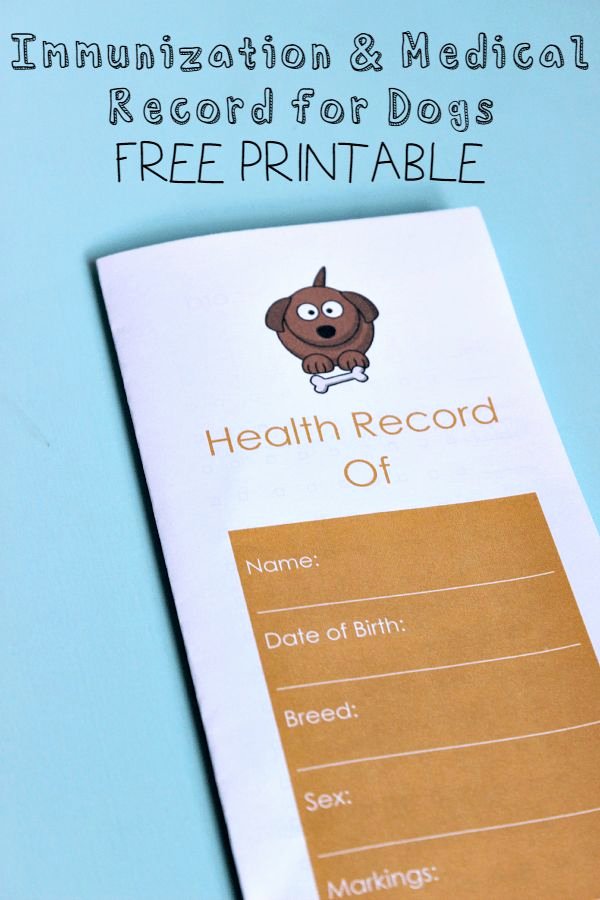 Printable Puppy Shot Record Printable World Holiday